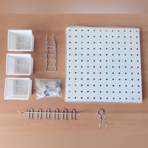 10” x 20” metal pegboard